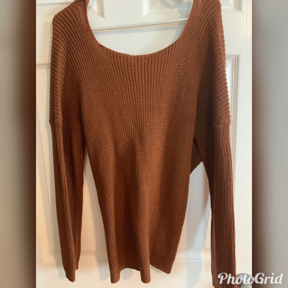 Wrap sweater